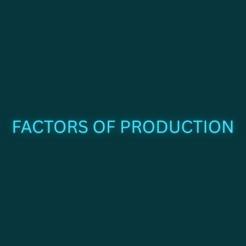 factors of production